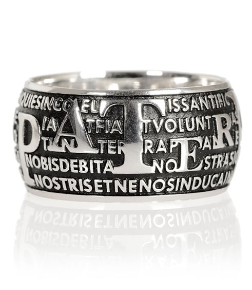 Ring Agios Precem in Silver AGPAN001BRU-15 - AGPAN001BRU-15